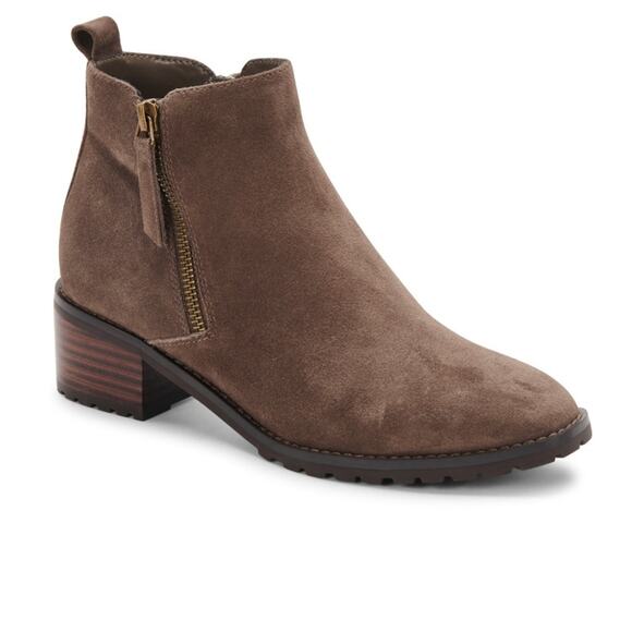 NWOT Blondo Samara Waterproof Bootie Dark Taupe - Sz 8.5 - Picture 2 of 8